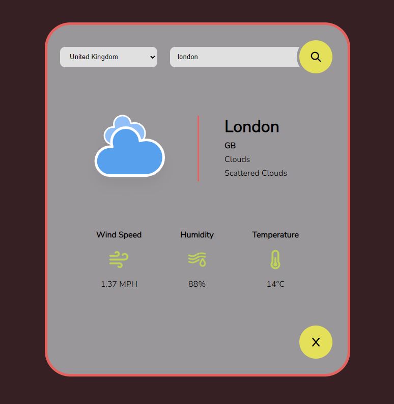 weather web-app img